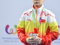 Fangfang Jia of China takes Gold Women's Tumbling final during The World Games 2017 at the National Forum of Music. 
On Tuesday, July 25, 20...