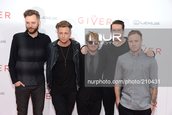 One Republic attends the World Premiere of 