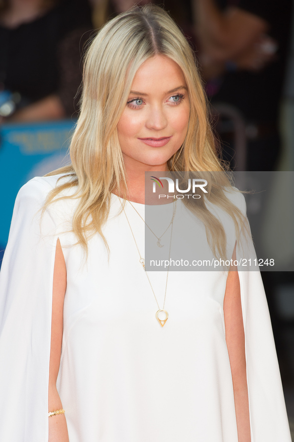Presenter Laura Whitmore attends the UK Premiere of 'What If' at The Odeon West End, Leicester Square, London, England, UK on Tuesday 12th A...