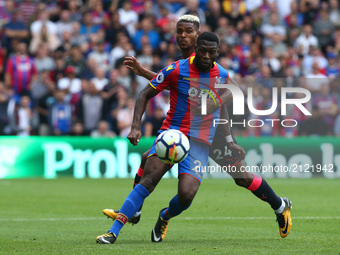
during Premier League  match between Crystal Palace and Huddersfield Town at Selhurst Park Stadium, London,  England on 12 August 2017. (