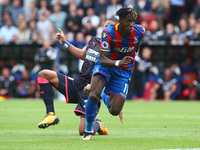 Crystal Palace's Wilfried Zaha
during Premier League  match between Crystal Palace and Huddersfield Town at Selhurst Park Stadium, London,...