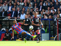 Crystal Palace's Scott DannCrystal Palace's Ruben Loftus-Cheek tackles Huddersfield Town's Tom Ince during Premier League  match between Cry...