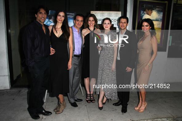BEVERLY HILLS - AUGUST 15: Vincent Spano, Claudia Eva-Marie Graf, John Colella,  Stefanie Fredricks, Andy Hirsch, Betsy Russell at 