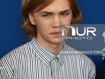   Charlie Plummer attend the photocall of the movie 'Lean on Pete' presented in competition at the 74th Venice Film Festival, on September 1...