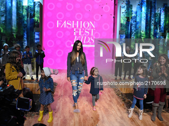 Actress Megan Fox  during the  fashion show  of Fashion Fest Kids Autumn/ Winter 2017  at Fronton Mexico on September 07, 2017 in Mexico Cit...