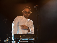 British indie-funk band Bad Sounds perform on stage at OnBlackheath Festival in London on September 9, 2017. (