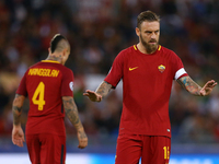 
Daniele De Rossi of Roma  during the UEFA Champions League Group C football match between AS Roma and Atletico Madrid on September 12, 2017...