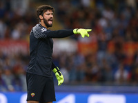 
Alisson Becker of Roma  during the UEFA Champions League Group C football match between AS Roma and Atletico Madrid on September 12, 2017 a...