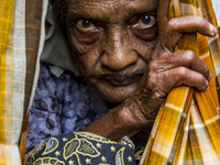 105 years old Halima along with her 13 members’ family arrived in Shahporir Dip, Tiknaf, Bangladesh on 9 September 2017. In this journey she...