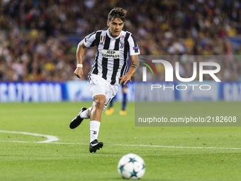 Paulo Dybala during the match between FC Barcelona - Juventus, for the group stage, round 1 of the Champions League, held at Camp Nou Stadiu...