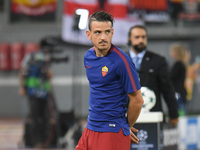 Alessandro Florenzi during the UEFA Champions League group C football match AS Roma vs Atletico Madrid FC at the Olympic Stadium in Rome, on...