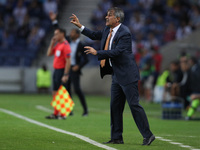 Besiktas' head coach Senol Gunes during the FC Porto v Besiktas - UEFA Champions League Group G round one match at Dragao Stadium on Septemb...