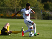 Marcus Edward  of Tottenham Hotspur Under 19s 
during UEFA Youth Cup match between Tottenham Hotspur Under 19s  against Borussia Dortmund Un...