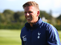 Academy Goalkeeping Coach - Rob Burch of Tottenham Hotspur 
during UEFA Youth Cup match between Tottenham Hotspur Under 19s  against Borussi...