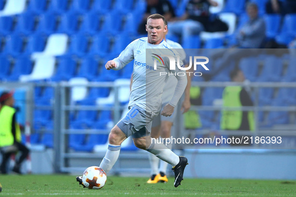 Wayne Rooney of Everton  during the UEFA Europa League Group E football match Atalanta vs Everton at The Stadio Città del Tricolore in Reggi...