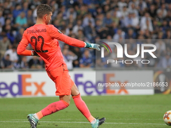 Maarten Stekelenburg (FC Everton) during the first match of Group E of the UEFA Europa League between Atalanta Bergamasca Calcio and FC Ever...