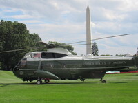 Marine One Arrival with President Trump and First Lady Melania Trump on the South Lawn of the White House in Washington, DC; President Trump...