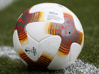 Official ball of Europa League  during the UEFA Europa League Group A football match between Villarreal CF vs FC Astana  at La Ceramica stad...