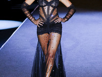 Actress Hiba Abouk  takes to the catwalk with a creation for Spring-Autunm 2018 Collection of Andres Sarda during the first day of the Madri...