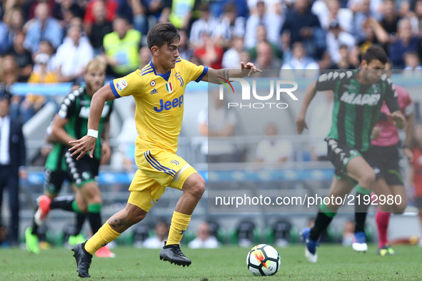 
Paulo Dybala of Juventus  during the Serie A match between US Sassuolo and Juventus at Mapei Stadium - Citta' del Tricolore on September 17...