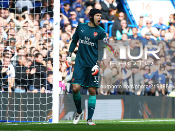 Arsenal's Petr Cech
during the Premier League match between Chelsea and Arsenal at Stamford Bridge, London, England on 17 Sept  2017. 

 (