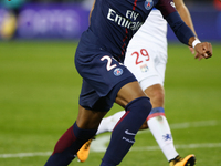 Kylian Mbappe of PSG during the Ligue 1 match between Paris Saint Germain and Olympique Lyonnais at Parc des Princes on September 17, 2017 i...