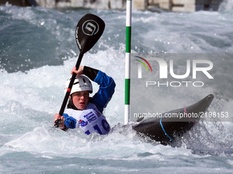 Louise Fernie of Great Britain
Forerunners
during the British Canoeing 2017 British Open Slalom Championships at Lee Valley White Water Cent...