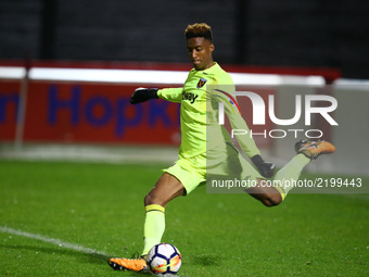  Nathan Trott of West Ham United
during Premier League 2 Division 1 match between West Ham United Under 23s and Liverpool Under 23s at Dagen...