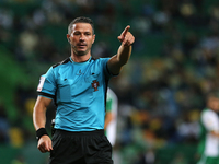 Referee Manuel Mota from Portugal during the Portuguese Cup 2017/18 match between Sporting CP v CS Maritimo, at Alvalade Stadium in Lisbon o...