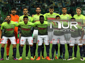 Maritimo's inicial team during the Portuguese Cup 2017/18 match between Sporting CP v CS Maritimo, at Alvalade Stadium in Lisbon on Septembe...