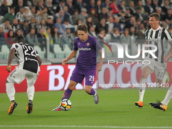 Giovanni Simeone (ACF Fiorentina)  during the Serie A football match between Juventus FC and ACF Fiorentina at Allianz Stadium on 20 Septemb...