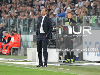 Massimiliano Allegri, head coach of Juventus FC, during the Serie A football match between Juventus FC and Torino FC at Allianz Stadium on 2...