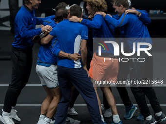 Team Europe won the first Laver Cup on Sept 24, 2017 in Prague, Czech Republic. The Laver Cup consists of six European players competing aga...