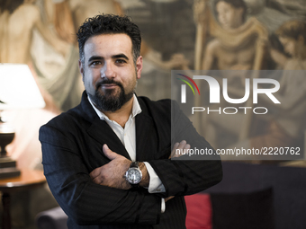 (EDITOR'S NOTE: Exclusive Image) Jonathan Cilia-Faro poses during an exclusive portrait session in Rome, Italy, on September 20, 2017.  (