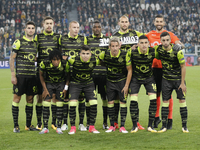 Sporting Lisbon team during Champions League match between Juventus and Sporting Clube de Portugal, in Turin, on October 17, 2017 (
