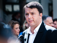 Italian prime minister Matteo Renzi during the inauguration of the academic year in Palermo, Italy, on Sept. 15, 2014 (