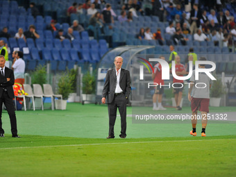 Walter Sabatini during the UEFA Champions League group E football match AS Roma vs CSKA Moskova at Rome's Olympic Stadium on September 17, 2...