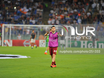 Kostas Manolas during the UEFA Champions League group E football match AS Roma vs CSKA Moskova at Rome's Olympic Stadium on September 17, 20...