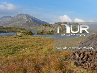 General view of Connemara seen from N59 between Oughterard and Clifden. 17th September 2014, Connemara, County Galway, Ireland. Photo: Artur...