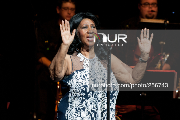 Aretha Franklin performs in concert at ACL Live on September 3, 2014 in Austin, Texas. 