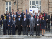 Family photo the Ministerof Culture during  the Informal meeting of Ministers of Culture, in Turin, Italy, on September 24, 2014. (