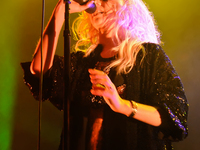 Taylor Momsen performs in concert with her band The Pretty Reckless at Emo's on September 27, 2014 in Austin, Texas. (