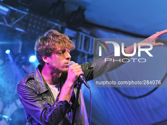 Paolo Nutini performs in concert during an (ACL) Austin City Limits Music Festival Late Night Show at Stubb's on October 9, 2014 in Austin,...