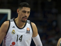 Ayon G. of Real Madrid in action during the 2014-2015 Turkish Airlines Euroleague Basketball Regular Season Date 1 between Real Madrid v Zal...