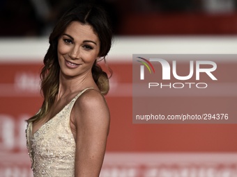 Linda Santaguida attends the 'The Knick' Red Carpet during the 9th Rome Film Festival. (