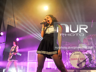 Charli XCX performs in concert at Emo's on October 17, 2014 in Austin, Texas. (