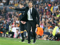 21 October-BARCELONA SPAIN: Luis Enrique in the match between FC Barcelona and Ajax, for Week 3 of the Champions League, played at the Camp...