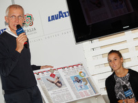 The Italian diver Tania Cagnotto receives two awards from the newspaper La Stampa. She is the first Italian woman to have won a world medal...