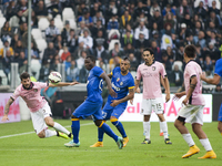  Francesco Bolzoni, Arturo Vidal, Kwadwo Asamoah and Eros Pisano during the Serie A match betweenJuventus FC and U.S Palermo at Juventus Sta...