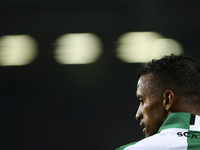 Sporting´s forward Nani looks on during the Portuguese League football match between Sporting CP and CS Maritimo at Jose Alvalade  Stadium i...